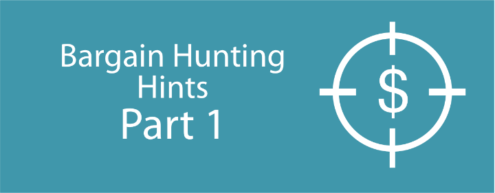 Image of for BARGAIN HUNTING HINTS - PART 1 at Sterling Private Clients